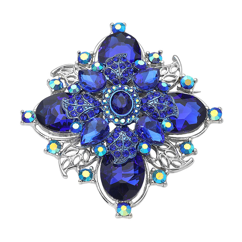 Blue Vintage Brooch