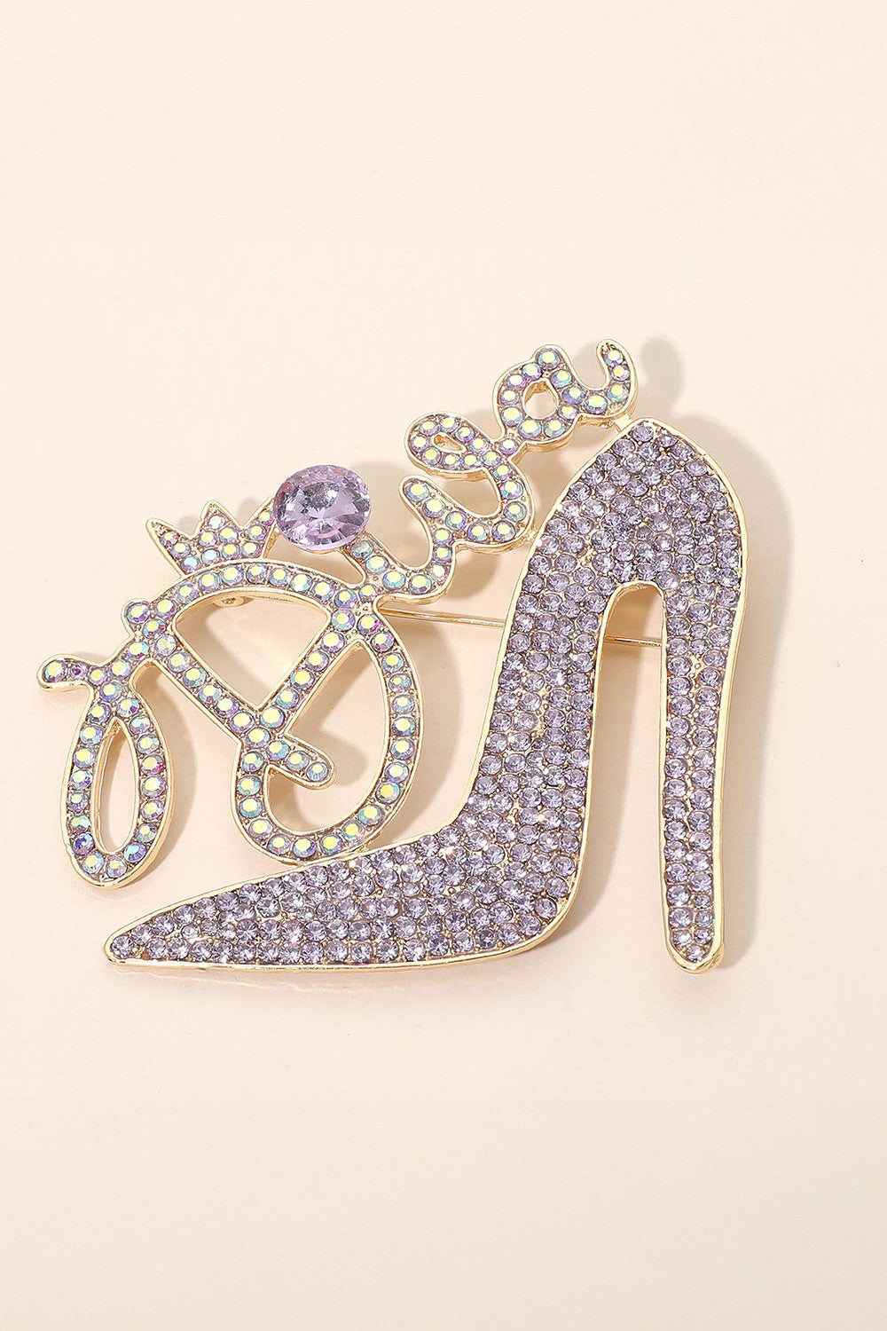 Diva Lavender Brooch