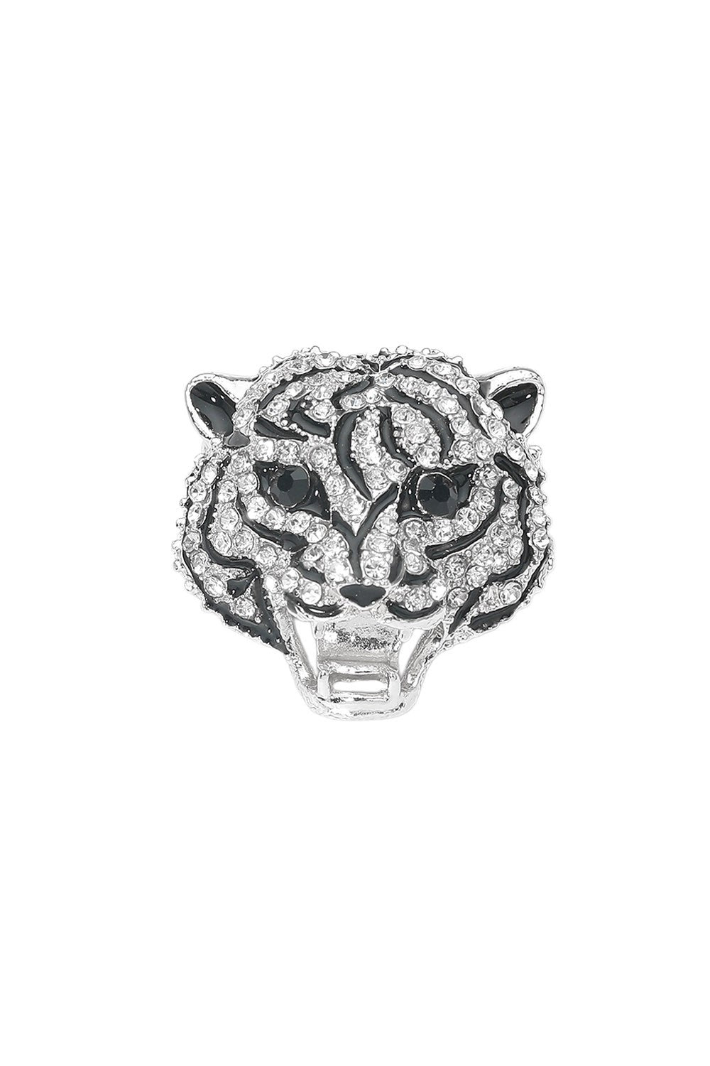Silver Tiger Brooch
