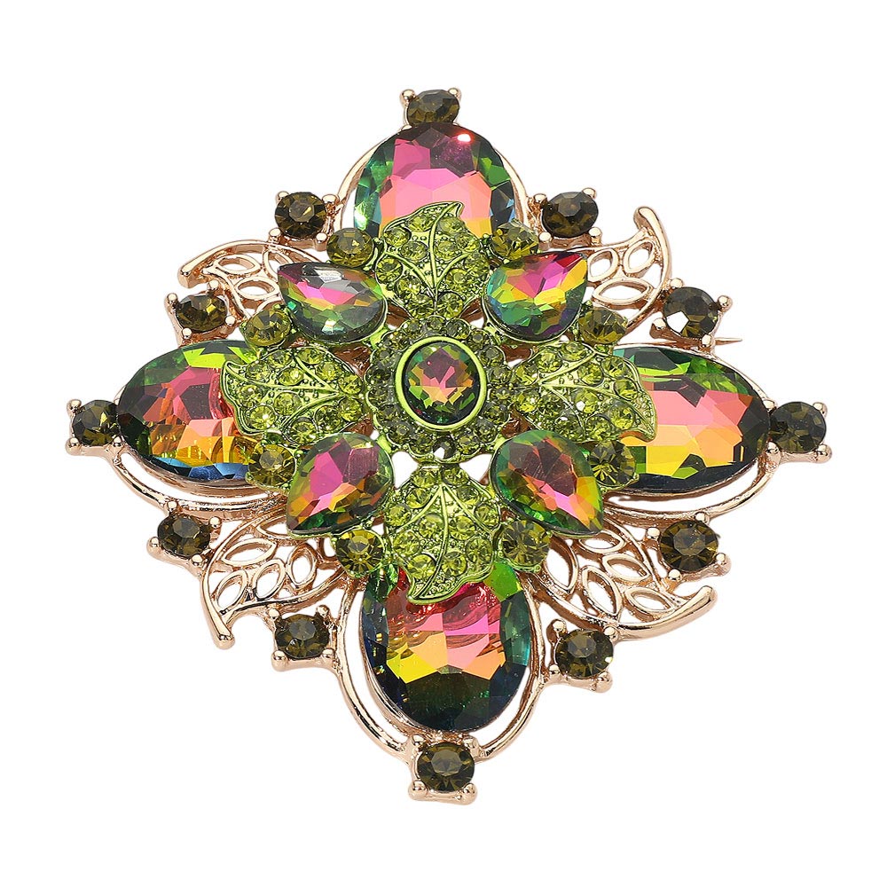 Oil Spill Vintage Brooch