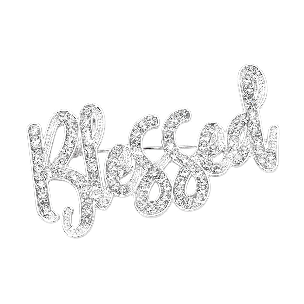 Silver Blessed Brooch