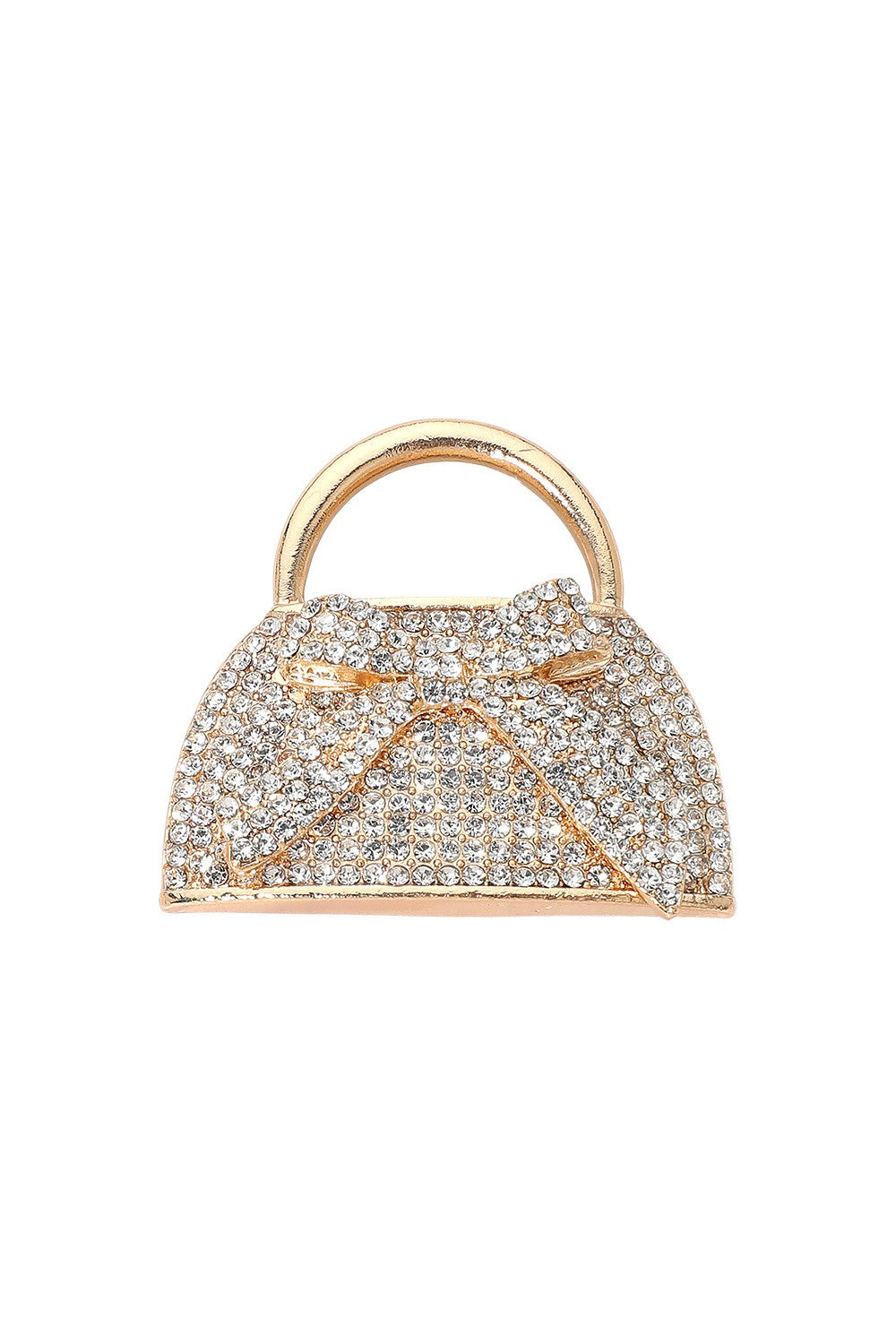 Gold Bow Brooch