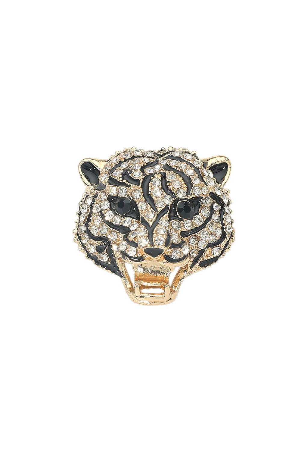 Gold Tiger Brooch