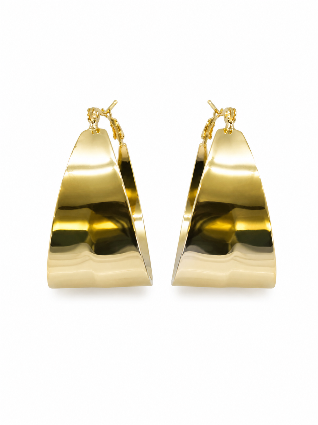 Golden Glam Hoops