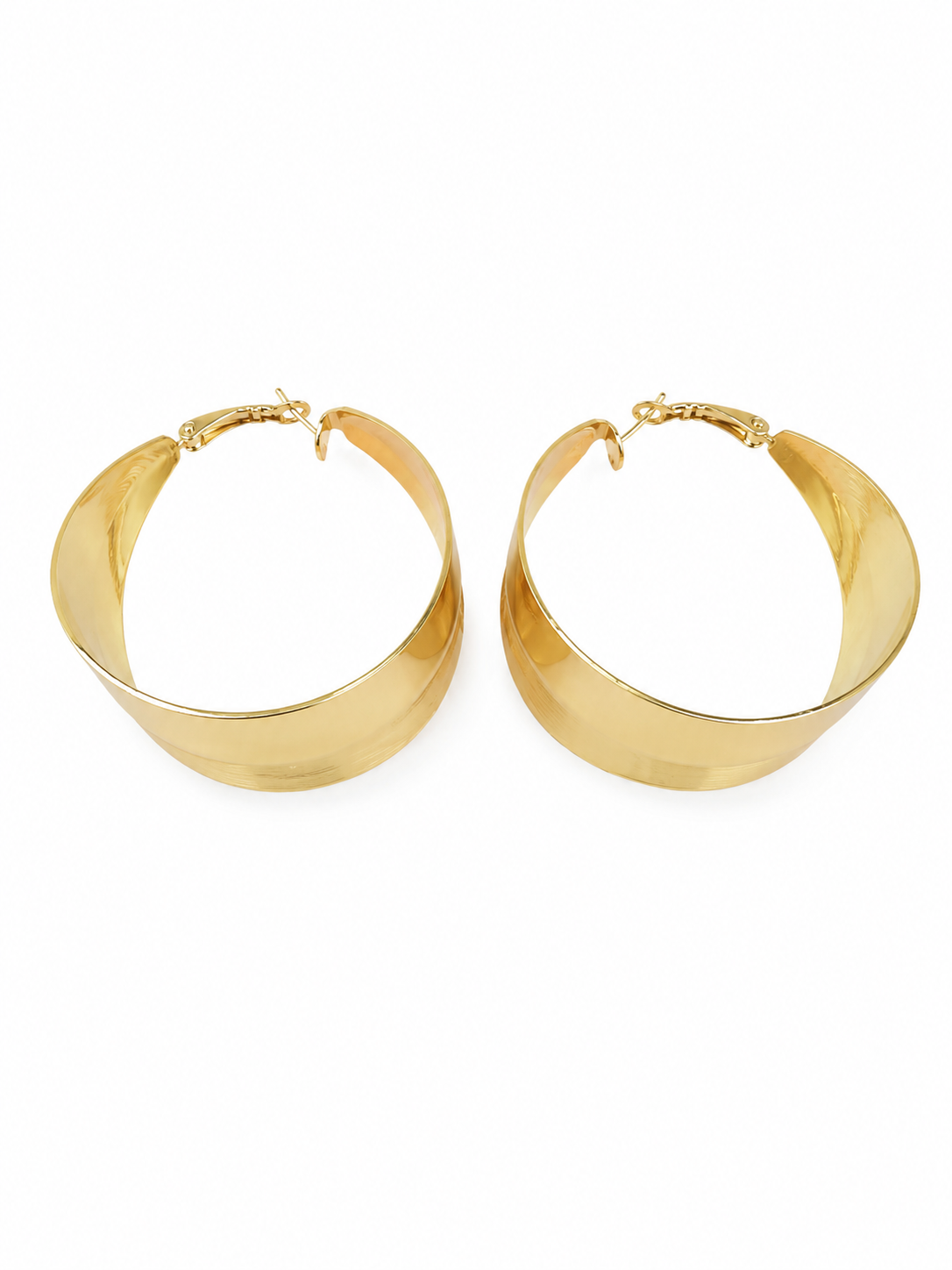 Golden Glam Hoops