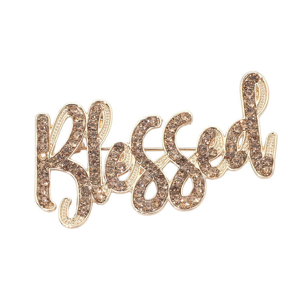 Topaz Blessed Brooch
