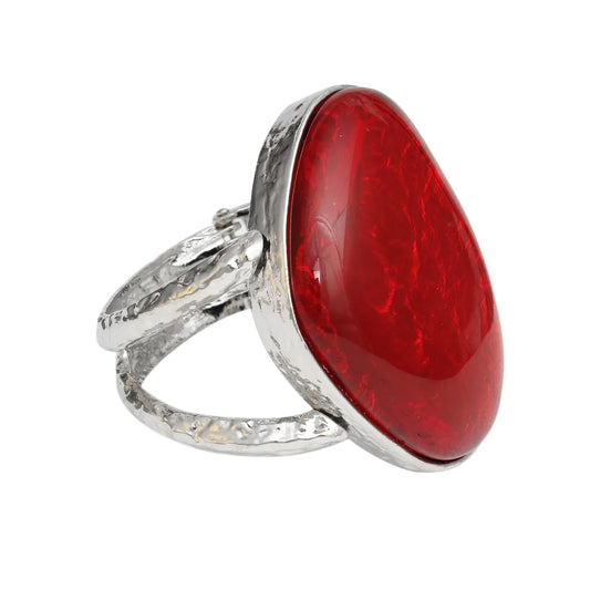 Red Abstract Bracelet